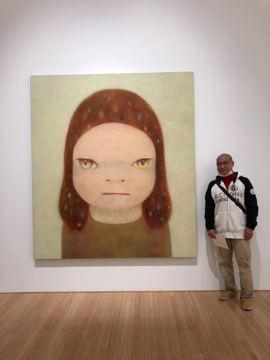1億1千万円で落札された奈良美智の絵画